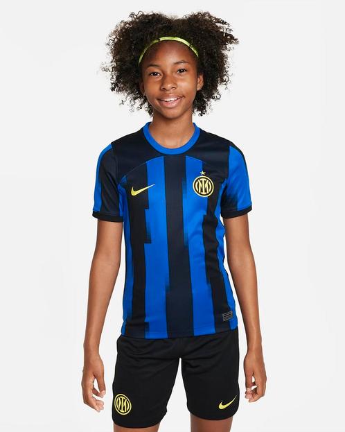 Inter Milan Shirt Thuis Junior 2023/2024, Kleding | Heren, Sportkleding, Algemeen, Zwart, Nieuw, Verzenden