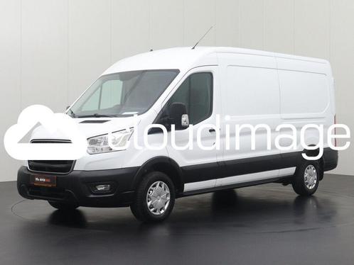 Ford Transit Bestelbus L3 H2 2022 Diesel Handgeschakeld, Auto's, Ford, Dealer onderhouden, Lease, Zwart, Handgeschakeld, Financial lease