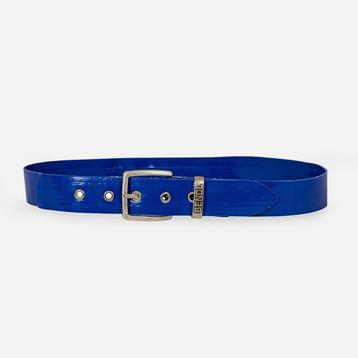 Sky | Unieke Upcycled Brandslang Riem | Stijlvol Blauw (4 beschikbaar voor biedingen