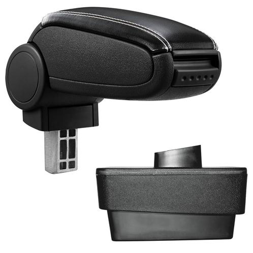 Armsteun-Skoda Fabia III-NJ-kunstleer-zwart+wit stiksel, Auto diversen, Auto-accessoires, Verzenden