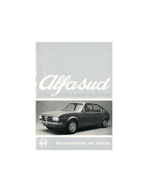 1972 ALFA ROMEO ALFASUD INSTRUCTIEBOEKJE DUITS, Auto diversen, Handleidingen en Instructieboekjes