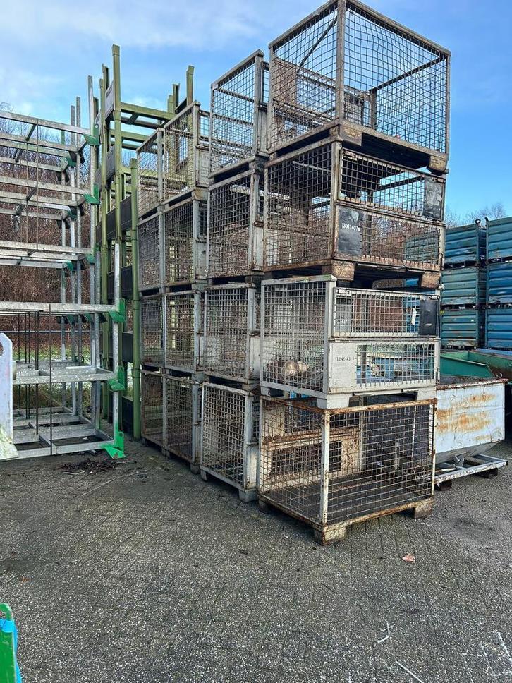 Gaascontainer, Gitterbox, Gaasbak, Container,, Doe-het-zelf en Verbouw, Kratten en Dozen, 100 cm of meer, Gebruikt, Overige typen
