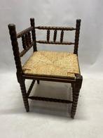 Stoel - Eik - bobbin hoekstoel, Antiek en Kunst
