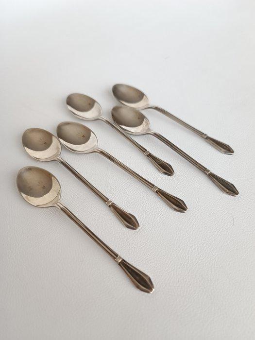 Koffielepel (6) - .925 zilver, Antiek en Kunst, Antiek | Goud en Zilver