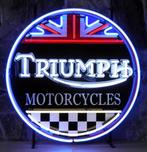 Triumph Motorcycles Neon Verlichting - 60 x 60 cm, Verzamelen, Ophalen, Gebruikt