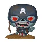 Marvel Zombies POP! Marvel Vinyl Figure Captain America 9 cm, Ophalen of Verzenden, Nieuw