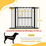 Deurbeveiligingshek Voor Honden, 76-104 Cm Afscheidingshek Z, Dieren en Toebehoren