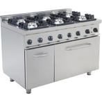 Saro 6-pits kooktafel met oven, Zakelijke goederen, Horeca | Keukenapparatuur, Verzenden, Nieuw in verpakking