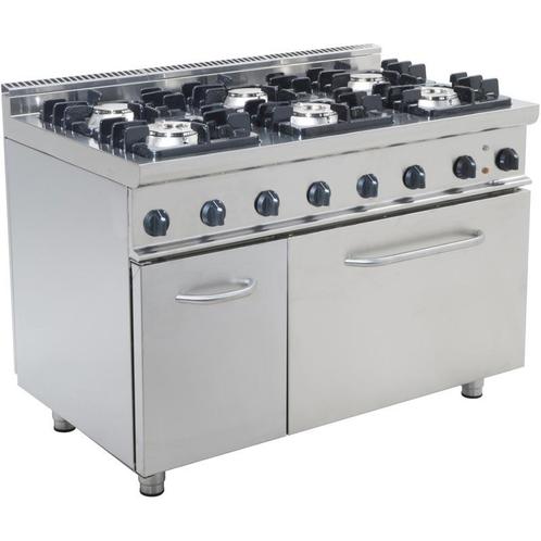Saro 6-pits kooktafel met oven, Zakelijke goederen, Horeca | Keukenapparatuur, Verzenden