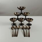 Arthur Krupp - Gio Ponti - Dessertservies - Zilverkleurige, Antiek en Kunst