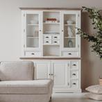 *WOONWINKEL* Tower Living Fleur Buffetkast Romantisch Wit M, Huis en Inrichting, Kasten | Buffetkasten, Verzenden, Nieuw