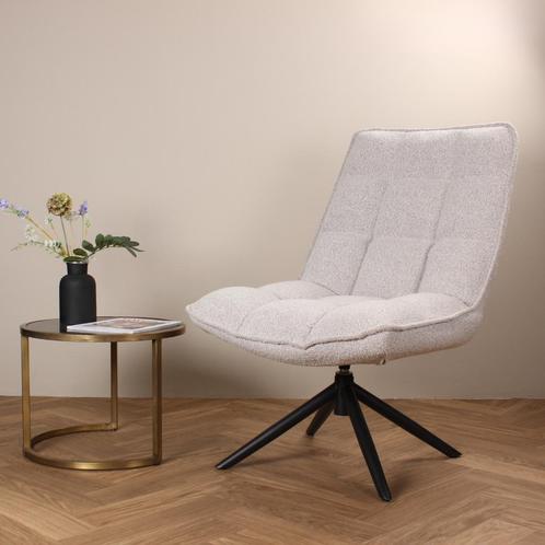 Julian draaibare fauteuil - beige, Huis en Inrichting, Stoelen, Nieuw, Ophalen of Verzenden