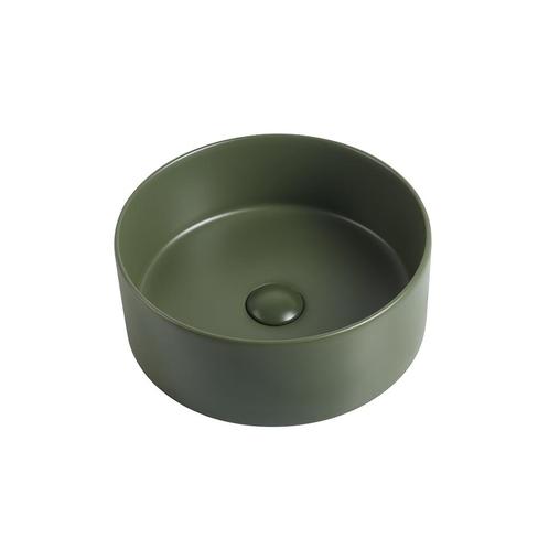 Waskom Valentina 35x35x14cm mat groen inclusief afvoerplug, Doe-het-zelf en Verbouw, Sanitair, Verzenden