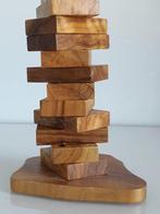 Bordspel - Wiea vintage domino z lat 70-tych - olijfhout, Antiek en Kunst