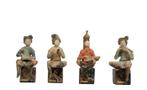 Oud Chinees, Tang-dynastie Terracotta Set van vier