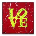 Daavid - NO RESERVE PRICE LOVE ROUGE ET JAUNE, Antiek en Kunst