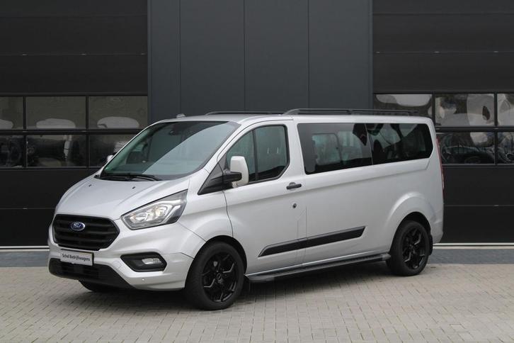 Ford Transit Custom 320 2.0 TDCI L2H1 Trend 130pk - Marge -, Auto's, Bestelauto's, Onderhoudsboekje, Lease, Grijs, Handgeschakeld