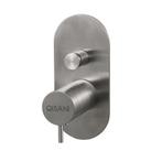 Inbouwkraan Qisani Flow Thermostatisch 2-weg Ovaal, Ophalen of Verzenden, Nieuw, Chroom, Kraan