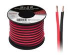Luidsprekerkabel 2 x 2.50 mm zwart/rood op rol 10 meter, Audio, Tv en Foto, Ophalen of Verzenden, Nieuw