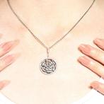 Halsketting - 18 karaat Witgoud - 0.79ct. tw. Diamant, Sieraden, Tassen en Uiterlijk, Kettingen, Nieuw