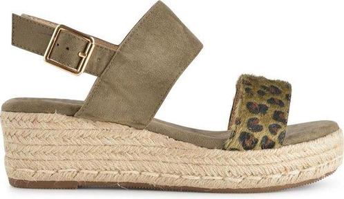 PS Poelman Dames Sandalen - Maat 37 - met Espadrille Zool -, Kleding | Dames, Schoenen, Verzenden