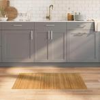 vidaXL Vloerkleed rechthoekig 60x100 cm bamboe naturel, Verzenden, Nieuw, Bruin