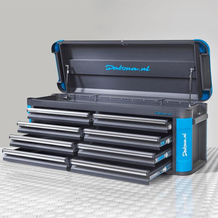 Datona Gereedschapskist XXL - Premium serie - Datona - Blauw, Doe-het-zelf en Verbouw, Gereedschapskisten, Nieuw, Ophalen of Verzenden