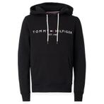 -35% Tommy Hilfiger  Tommy Hilfiger Logo hoodie  maat XL, Kleding | Heren, Truien en Vesten, Verzenden, Nieuw, Zwart