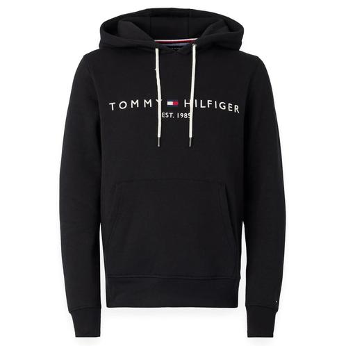 -35% Tommy Hilfiger  Tommy Hilfiger Logo hoodie  maat XL, Kleding | Heren, Truien en Vesten, Zwart, Nieuw, Verzenden