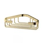 Hoekdraadkorf Hotbath Cobber Wandmodel Geborsteld Messing, Ophalen of Verzenden, Nieuw, Chroom, Bad