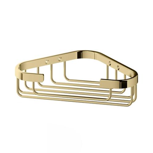 Hoekdraadkorf Hotbath Cobber Wandmodel Geborsteld Messing, Doe-het-zelf en Verbouw, Sanitair, Bad, Nieuw, Chroom, Ophalen of Verzenden