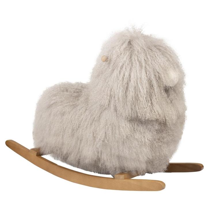 hobbeldier schaap krulhaar grijs 75cm (ovis aries), Huis en Inrichting, Woonaccessoires | Overige, Verzenden