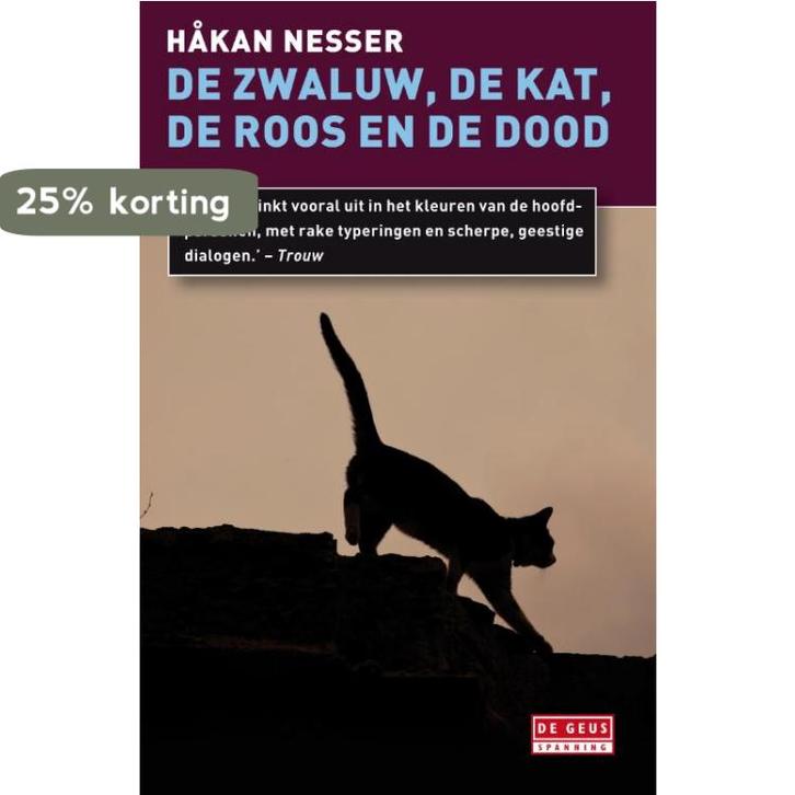 De zwaluw,de kat, de roos en de dood / Van Veeteren-reeks /, Boeken, Detectives, Gelezen, Verzenden