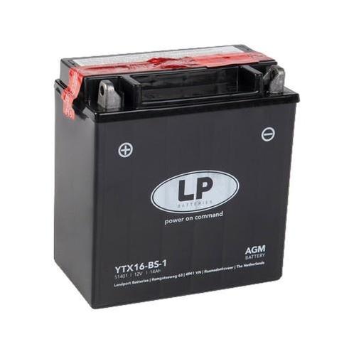 LP YTX16-BS-1 12 volt 14,0 ah AGM motor accu (51401 - MA, Motoren, Onderdelen | Overige, Nieuw, Ophalen of Verzenden