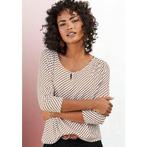 Vivance Shirt met ronde hals Met gouden sierknop bij de hals, Kleding | Dames, Verzenden, Nieuw