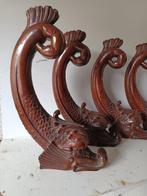 sculptuur, Piedi di tritone. - 50 cm - Hout
