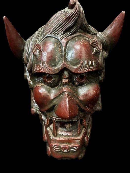 Noh masker - Hout - Japanse noh-masker (Zonder Minimumprijs), Antiek en Kunst, Antiek | Overige Antiek
