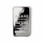 1 Troy Ounce - Zilver .999 - 1 oz ASAHI 999 Fine Silver Bar, Postzegels en Munten, Edelmetalen en Baren