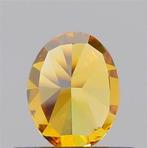 1 pcs Diamant (Natuurlijk gekleurd) - 0.50 ct - Ovaal -, Nieuw