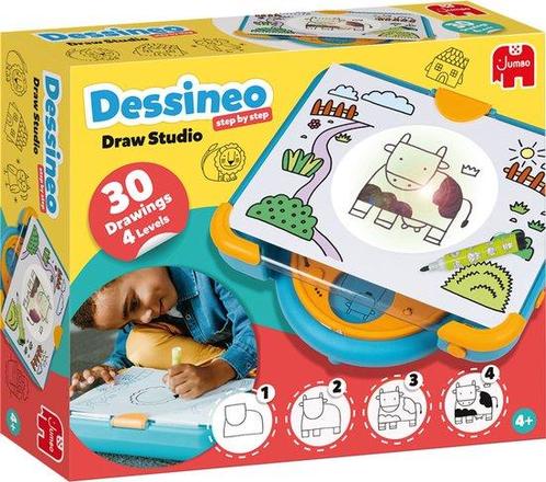 Jumbo - Dessineo - Leren tekenen - Vanaf 4 jaar -, Hobby en Vrije tijd, Knutselen, Zo goed als nieuw, Ophalen of Verzenden