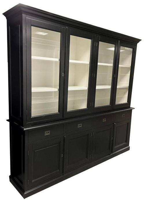Buffetkast Dronten zwart - wit 250cm, Huis en Inrichting, Kasten | Buffetkasten, Ophalen of Verzenden