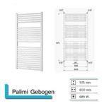 Designradiator Plieger Palmyra Gebogen 689 Watt Midden- of, Ophalen of Verzenden, Nieuw, Overige typen