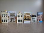 KLM-huisje - Drie KLM/Bols huisjes nr 103, 104 en 106 met, Antiek en Kunst, Antiek | Wandborden en Tegels