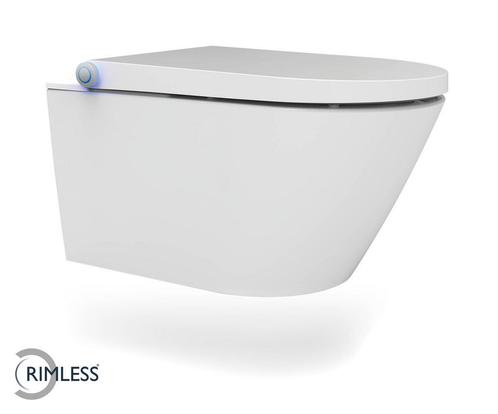 Vesta-Comfort Rimless wand douche-WC wit, Doe-het-zelf en Verbouw, Sanitair, Nieuw, Verzenden