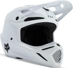 FOX V3 Solid Wit Kinder Crosshelm, Motoren, Nieuw met kaartje, Overige merken, Heren, Offroadhelm