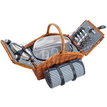 Picknickmand Vlieland voor 4 personen, met koelvak & accesso beschikbaar voor biedingen
