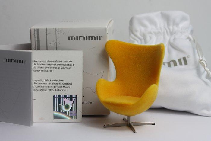 Minimii - Arne Jacobsen - Stoel - Miniatuur Ei Lounge Stoel, Antiek en Kunst, Antiek | Meubels | Stoelen en Banken