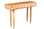 Massief houten consoletafel ALPINE 105 cm bureau met lades, Nieuw, Ophalen of Verzenden