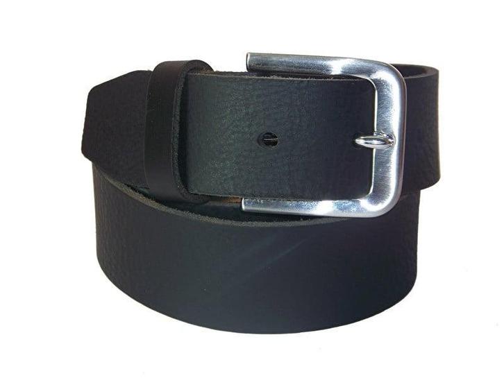 100% Leren kwaliteits riem extra lang Zwart 4cm breed, Kleding | Heren, Riemen en Ceinturen, Nieuw, Verzenden