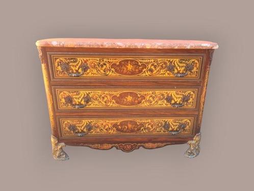 Commode - Hout, Marmer, Antiek en Kunst, Curiosa en Brocante